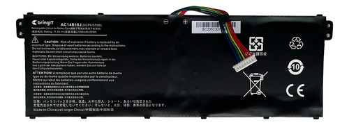 Bateria Para Notebook Acer Aspire A515-51g-70pu 11.4 V
