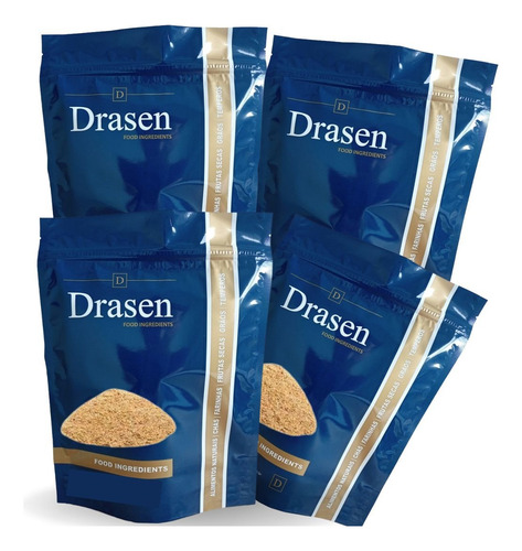 Kit 4kg | Farelo De Trigo Fino E Tostado - Drasen Food