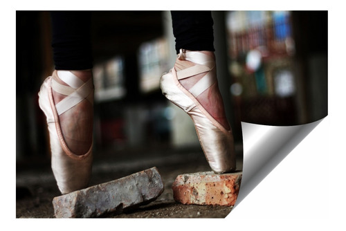 Adesivo Painel Fotográfico Decoração Parede Dança Ballet +hd