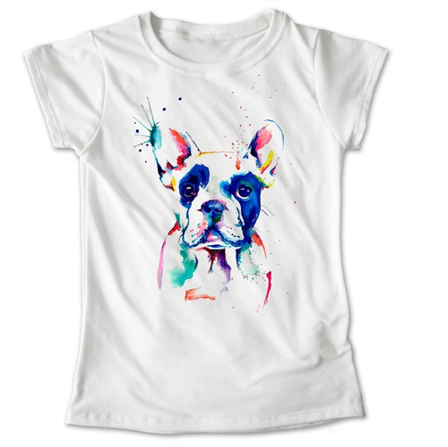 Blusa Perro Colores Playera Bulldog Francés Mascota #877