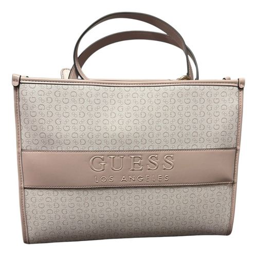 Bolsa Guess Color Rosa Palido Para Dama Sg962222 Rosa Pálido Rayas Oro Rosa Pálido