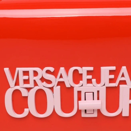 Bolsa Bolsa De Mano Versace 74va4bl1 Color Naranja- Rojizo