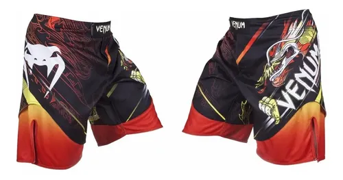 Bermuda Mma Venum Lyoto Machida Tatsu King Preta Laranja