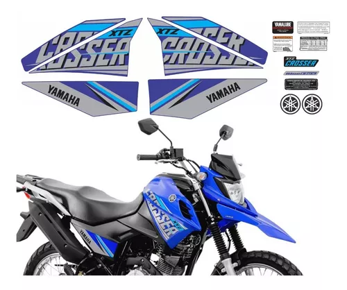 Kit Adesivo Tanque Moto Yamaha Crosser Xtz 150 Personalizado