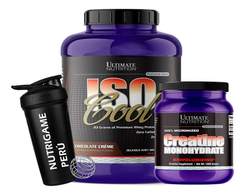 Pack Iso Cool 5lb + Creatina Ultimate Nutrition 1kg
