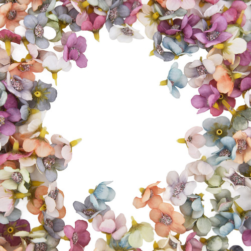 200 Piezas De Tela De Boda Con Forma De Flor Pequeña, 2,5 Cm