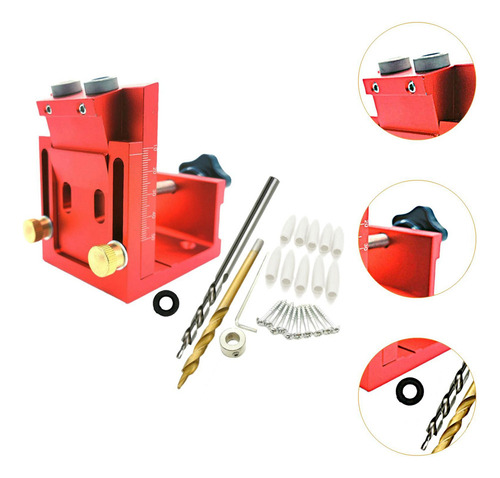 Kit Com Gabarito De Furos, Guias De Marcenaria,