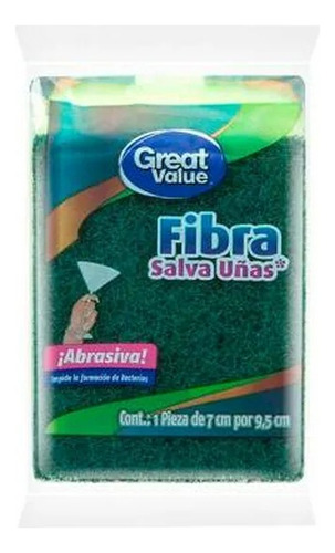 Fibra Esponja Great Value Para Trastes