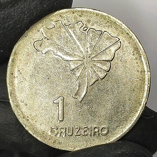 Brasil 1 Cruzeiro 1972 Conmemorativa Moneda Antigua