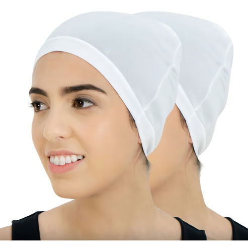 Kit de 2 gorras Nero con barra antiencrespamiento Alisa Color White