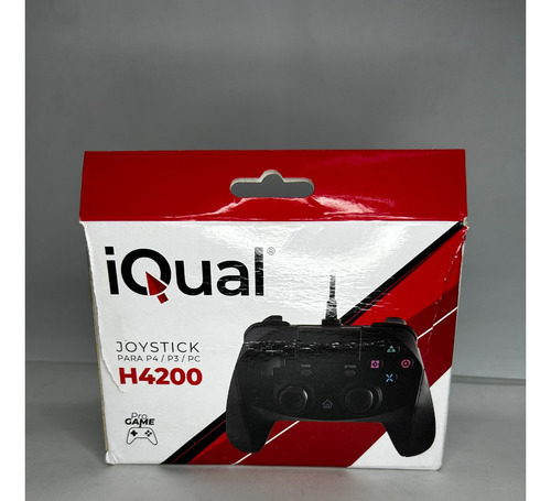 Joystick Gamepad Iqual H4200 Touch Share Pc Ps3 Ps4 Negro (Usado)