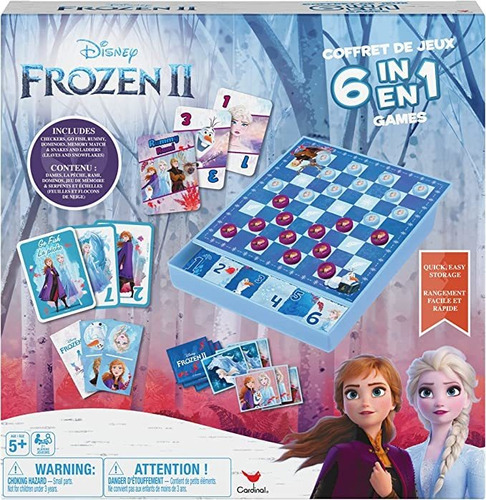 Disney Frozen 2 - Casa De Juegos 6 En 1 Para Niños Y Famil.