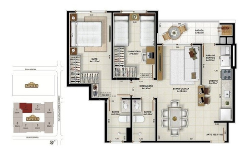 Imagem 6 de 15 de Apartamento - Pagani - Ref: 11159 - V-11159