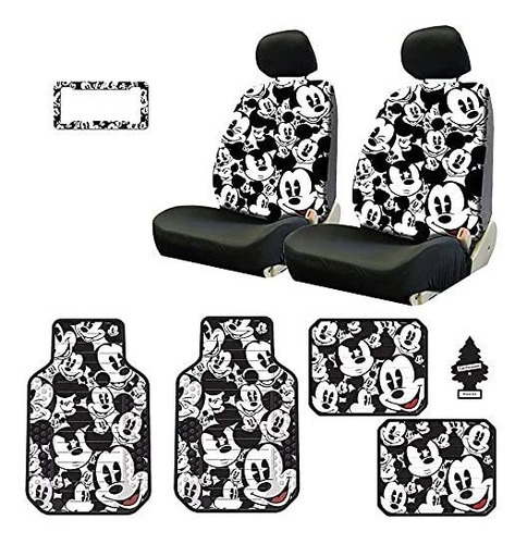 Yupbizauto Disney Mickey Mouse Design - Juego De Fundas De A