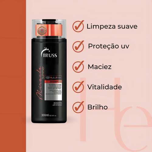 Shampoo Truss Miracle Summer 300ml