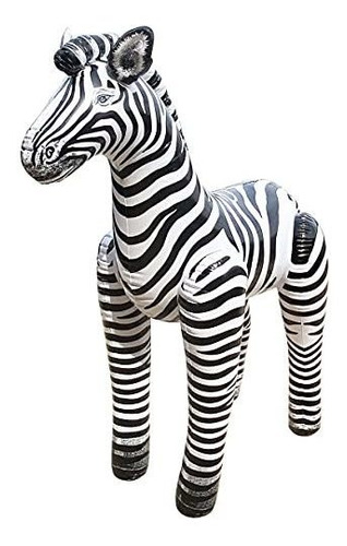 Creaciones De Jet 60 Pulgadas Zebra Inflable Safari Lbsm4