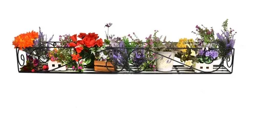 comprar Jardineira Suporte De Ferro Para Vaso De Flor Janela Plantas