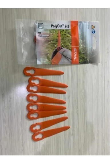 Paquete De 100 cuchillas de plástico para Stihl PolyCut 2-2/3-2 FSA 45/52/57 cortadoras de césped 