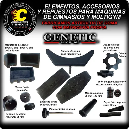 Lingotera Plástico 50 Kilos Máquinas Gimnasio Genetic Pro