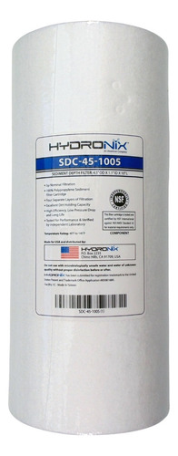 Filtro Spun Hydronix 4.5x10 Big Blue Micraje A Escojer 