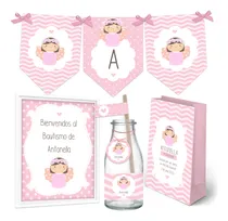 Comprar Kit Imprimible Angelito Nena Bautismo 1 Año Primer Añito