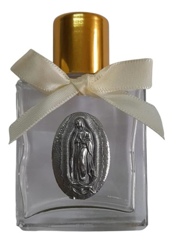 Imagen 1 de 2 de Botella Para Agua Bendita Virgen De Guadalupe