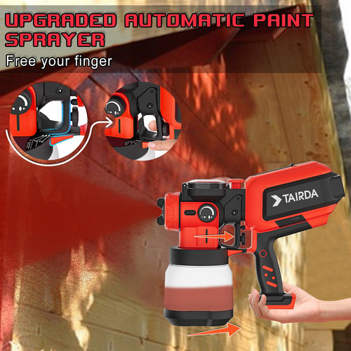 Pulverizador De Pintura Tairda Automatic Hvlp Con Motor Sin