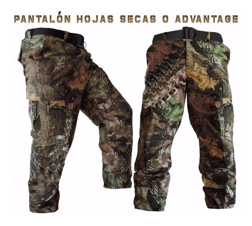 Pantalon Tactico Comando Militar Camuflaje Gotcha V. Colores