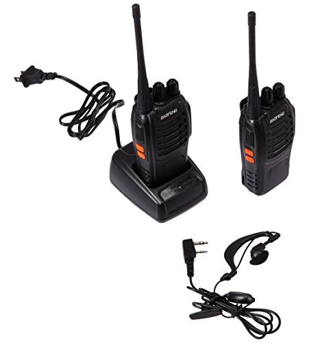 Baofeng Paquete Doble Bf-888s Uhf Fm Transceptor De Alta Ilu