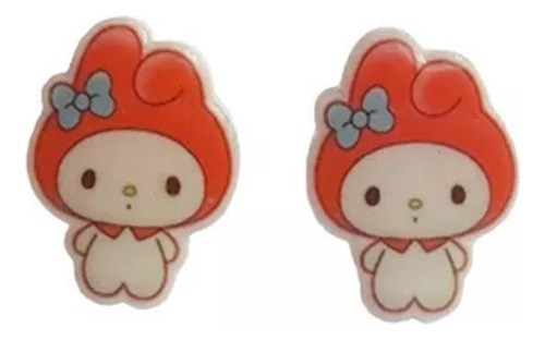 Pendientes Kawaii De Hello Kitty, Little Twin Y My Melody