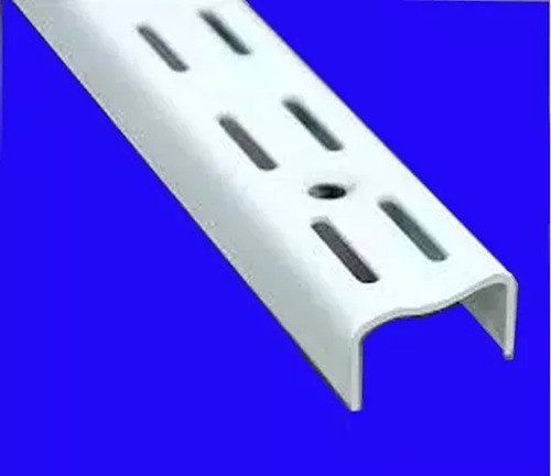 Imagen 3 de 5 de 3 Riel De 2 Metros Y 21 Ménsula 37 Cm Todo En Blanco Oferta