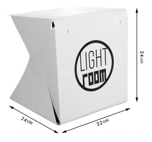 Caja Cubo Fotografia Luz Studio Led Light Room2019 24cm Foto