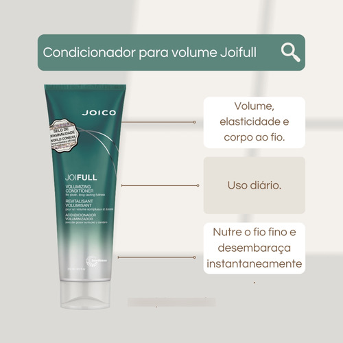 Kit Duo Para Dar Volume Joico Joifull Smart Release (shampoo