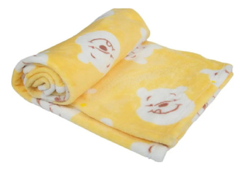 Peluche Winnie Pooh 40 Cm Cojin Y Frazada Con Broches Amarillo