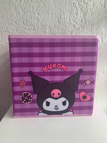 Kuromi Organizador Tipo Cubo De Tela Hermoso