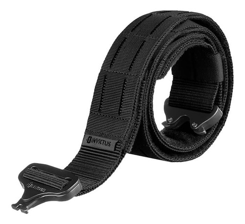 Cinto Rigger Extreme Invictus Fasten Molle Laser Cut Modular Cor Preto Tamanho M