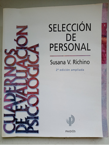 Selección De Personal. Susana V. Richino