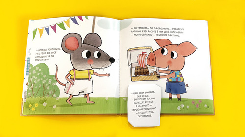 Feliz Aniversário, Ratinho!, De Guido Van Genechten. Editorial Brinque-book, Capa Dura, Edição 1 Em Português, 2024
