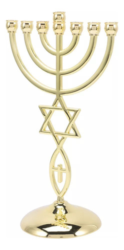 Candelabro Judío Con Forma De Cáliz De 7 Cabezas