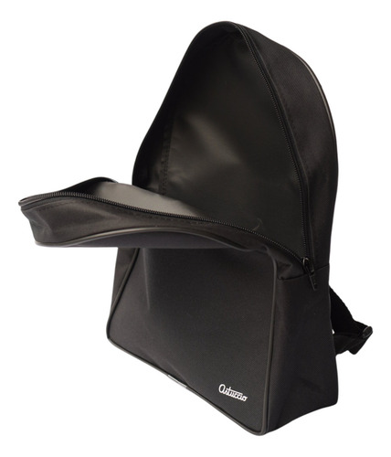 Mochila Infantil Para Jardin Nena Nene Colores Lisos Color Negro Diseño De La Tela Lisa