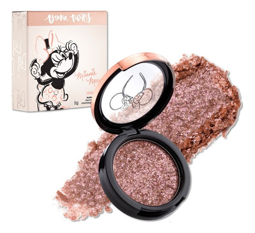 Iluminador Original Minnie Mouse Mirror Sequin Effect Bt