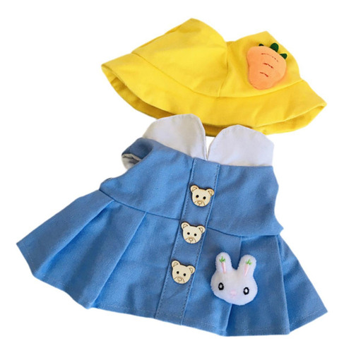 Diy Cómodo Vestido De Muñeca De Felpa Con Sombrero