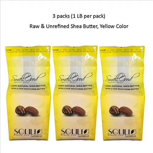 Manteca De Karité Cruda De Ghana (3 Lb) De Calidad Premium