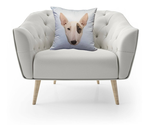 Imagen 5 de 5 de Cojín Decorativo Bull Terrier Love 40 Cm