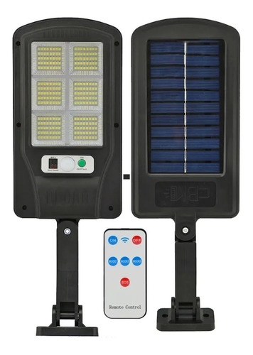 Luz Exterior Foco Solar 100w Sensor Movim. Celula Y Control 