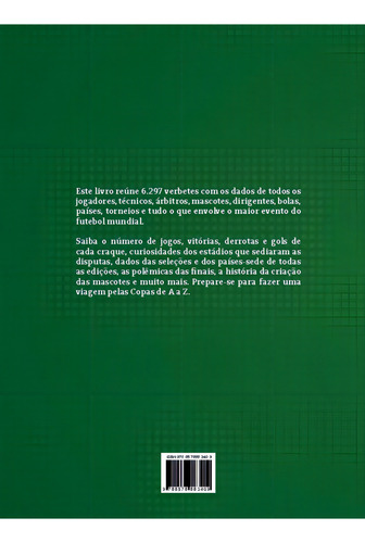 Dicionário das copas, de Nery, André Luís. Editorial Panda Books, capa mole em português, 2014