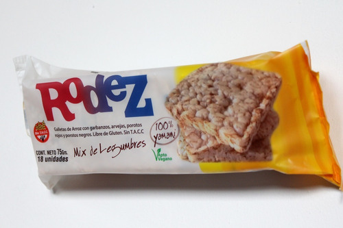 Galletas De Arroz Rodez Con Mix Legumbres