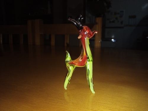 Antigua Figura En Murano Bambi.