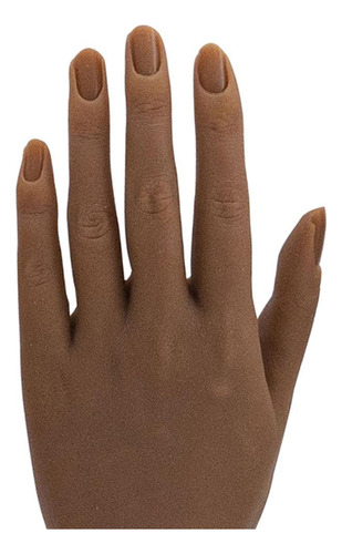 Mano De Práctica De Uñas Acrílicas Herramienta E Se Fue