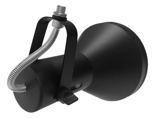 Spot P/ Lâmpada Led Par38 Direcionável Trilho Perfilado E27 Estrutura Preto 110v/220v